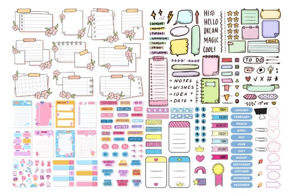 Download DIY Planner Stickers Printable Bundle - Diy Collection