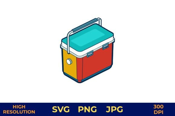 Download Bright Vector Cooler Box for Outdoor Use - Outdoor use Collection