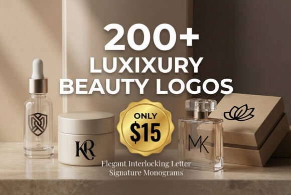 Download Luxury Interlocking Letter Beauty Logo - Premium Resources