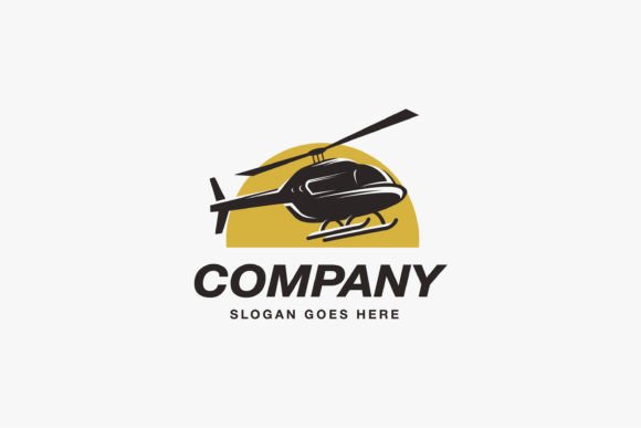 Download Flying Helicopter Logo Icon - Logo Collection