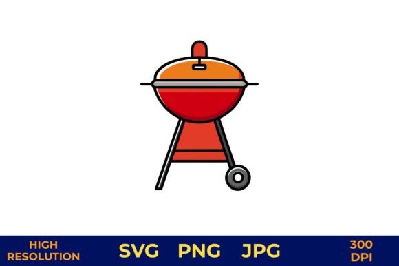Download BBQ Grill Illustration for Outdoor Use - Outdoor use Collection