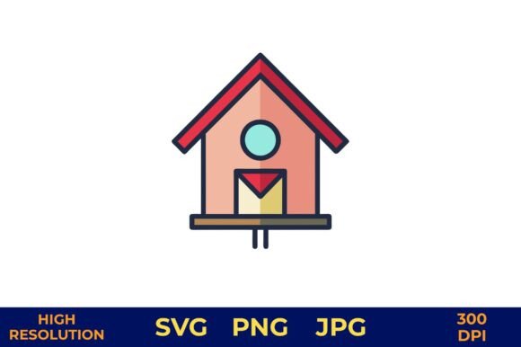 Download Birdhouse Vector Design for Outdoor Use - Outdoor use Collection